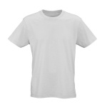 T-shirt unisex in cotone biologico vestibilità regular 165g/m² Copacabana color grigio chiaro vista frontale