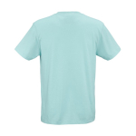 T-shirt unisex in cotone biologico vestibilità regular 165g/m² Copacabana color verde chiaro vista posteriore