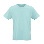 T-shirt unisex in cotone biologico vestibilità regular 165g/m² Copacabana color verde chiaro vista frontale