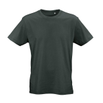 T-shirt unisex in cotone biologico vestibilità regular 165g/m² Copacabana color verde scuro vista frontale