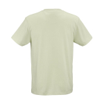 T-shirt unisex in cotone biologico vestibilità regular 165g/m² Copacabana color verde pastello vista posteriore