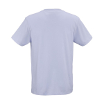 T-shirt unisex in cotone biologico vestibilità regular 165g/m² Copacabana color azzurro pastello vista posteriore