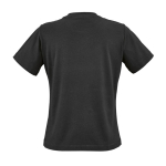 T-shirt da donna in cotone biologico ring-spun 165 g/m² Copacabana color nero vista posteriore