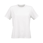 T-shirt da donna in cotone biologico ring-spun 165 g/m² Copacabana color bianco vista frontale