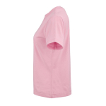 T-shirt da donna in cotone biologico ring-spun 165 g/m² Copacabana color rosa terza vista