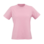 T-shirt da donna in cotone biologico ring-spun 165 g/m² Copacabana color rosa vista frontale