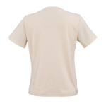 T-shirt da donna in cotone biologico ring-spun 165 g/m² Copacabana color beige vista posteriore