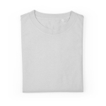 T-shirt da donna in cotone biologico ring-spun 165 g/m² Copacabana color grigio chiaro seconda vista frontale