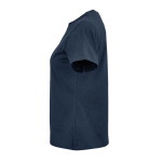 T-shirt da donna in cotone biologico ring-spun 165 g/m² Copacabana color blu mare terza vista