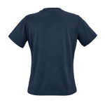 T-shirt da donna in cotone biologico ring-spun 165 g/m² Copacabana color blu mare vista posteriore