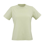 T-shirt da donna in cotone biologico ring-spun 165 g/m² Copacabana color verde pastello vista frontale