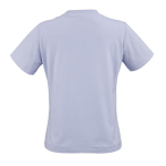 T-shirt da donna in cotone biologico ring-spun 165 g/m² Copacabana color azzurro pastello vista posteriore