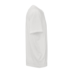 T-shirt unisex in cotone biologico a costine 180 g/m² Maya color bianco seconda vista