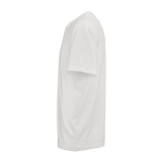 T-shirt unisex in cotone biologico a costine 180 g/m² Maya color bianco terza vista