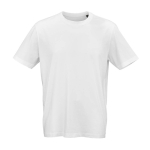 T-shirt unisex in cotone biologico a costine 180 g/m² Maya vista frontale