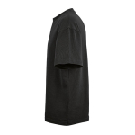 T-shirt unisex in cotone biologico oversize 240 g/m² Paloma color nero terza vista