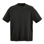 T-shirt unisex in cotone biologico oversize 240 g/m² Paloma color nero vista frontale