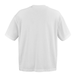 T-shirt unisex in cotone biologico oversize 240 g/m² Paloma color bianco vista posteriore
