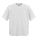 T-shirt unisex in cotone biologico oversize 240 g/m² Paloma color bianco vista frontale