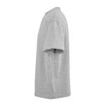 T-shirt unisex in cotone biologico oversize 240 g/m² Paloma color grigio jeansato terza vista