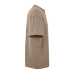 T-shirt unisex in cotone biologico oversize 240 g/m² Paloma color marrone chiaro seconda vista