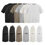 T-shirt unisex in cotone biologico oversize 240 g/m² Paloma