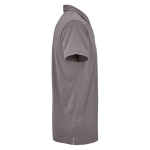 Polo unisex a manica corta in cotone biologico 160 g/m² Ipanema color grigio seconda vista