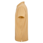 Polo unisex a manica corta in cotone biologico 160 g/m² Ipanema color giallo terza vista