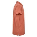 Polo unisex a manica corta in cotone biologico 160 g/m² Ipanema color arancione seconda vista