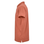 Polo unisex a manica corta in cotone biologico 160 g/m² Ipanema color arancione terza vista