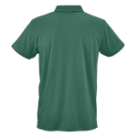 Polo unisex a manica corta in cotone biologico 160 g/m² Ipanema color verde scuro vista posteriore