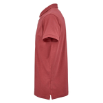 Polo unisex a manica corta in cotone biologico 160 g/m² Ipanema color arancione scuro terza vista
