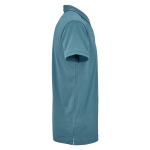 Polo unisex a manica corta in cotone biologico 160 g/m² Ipanema color blu petrolio seconda vista