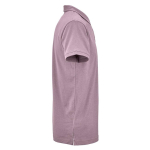 Polo unisex a manica corta in cotone biologico 160 g/m² Ipanema color lilla seconda vista