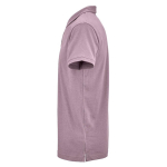 Polo unisex a manica corta in cotone biologico 160 g/m² Ipanema color lilla terza vista