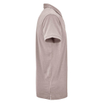 Polo unisex a manica corta in cotone biologico 160 g/m² Ipanema color grigio topo seconda vista