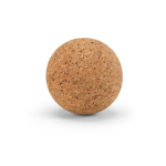 Sfera in sughero compatto per alleviare i punti di tensione muscolare color naturale
