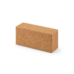 Blocco yoga in sughero antiscivolo per equilibrio e stretching color naturale