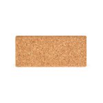 Blocco yoga in sughero antiscivolo per equilibrio e stretching color naturale vista posteriore