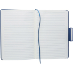 Set taccuino A5 in pelle sintetica con penna e fogli a righe sesta vista