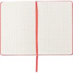 Taccuino A5 in pelle sintetica con chiusura elastica e pagine a quadretti dodicesima vista