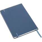Taccuino A5 in pelle sintetica con chiusura elastica e pagine a quadretti sesta vista