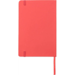 Taccuino A5 in pelle sintetica con chiusura elastica e pagine a quadretti settima vista
