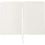 Taccuino A5 in pelle sintetica con chiusura elastica e pagine a quadretti nona vista