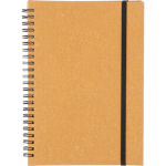 Quaderno A5 in pelle sintetica riciclata con pagine a righe prima vista