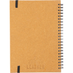 Quaderno A5 in pelle sintetica riciclata con pagine a righe quinta vista