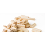 Gioco di abilità con blocchi in legno di pino FSC in sacchetto di cotone settima vista