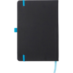 Taccuino A5 in pelle sintetica riciclata con chiusura elastica e pagine a righe quinta vista