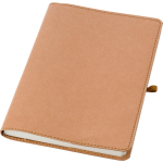 Taccuino A5 con copertina in kraft lavato dal design flessibile e pagine a righe prima vista
