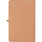 Taccuino A5 con copertina in kraft lavato dal design flessibile e pagine a righe seconda vista